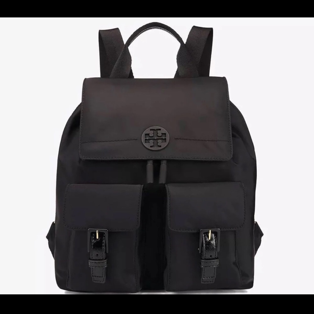 Tory Burch Tilda Nylon  Flap Backpack